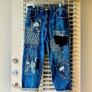 Patchwork Jeans from ANTHROPOLOGIE